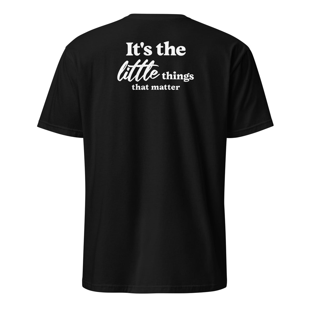 SMoLKINE The Little Things Tee in Black, back view