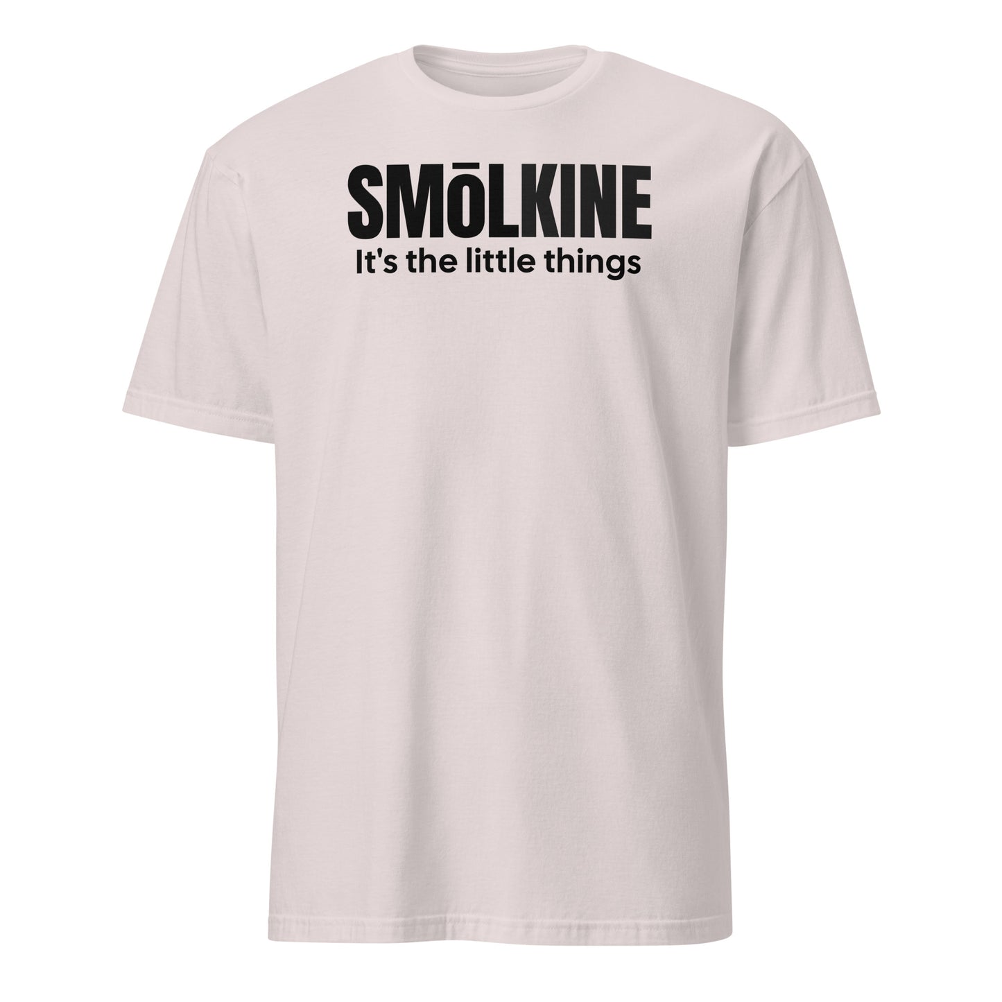 SMoLKINE Classic The Little Things Tee in Ice Grey, front view