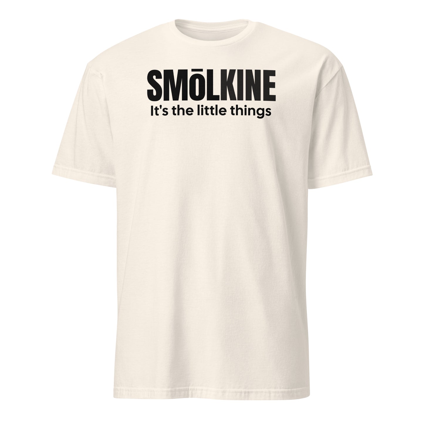 SMoLKINE Classic The Little Things Tee in Natural, front view