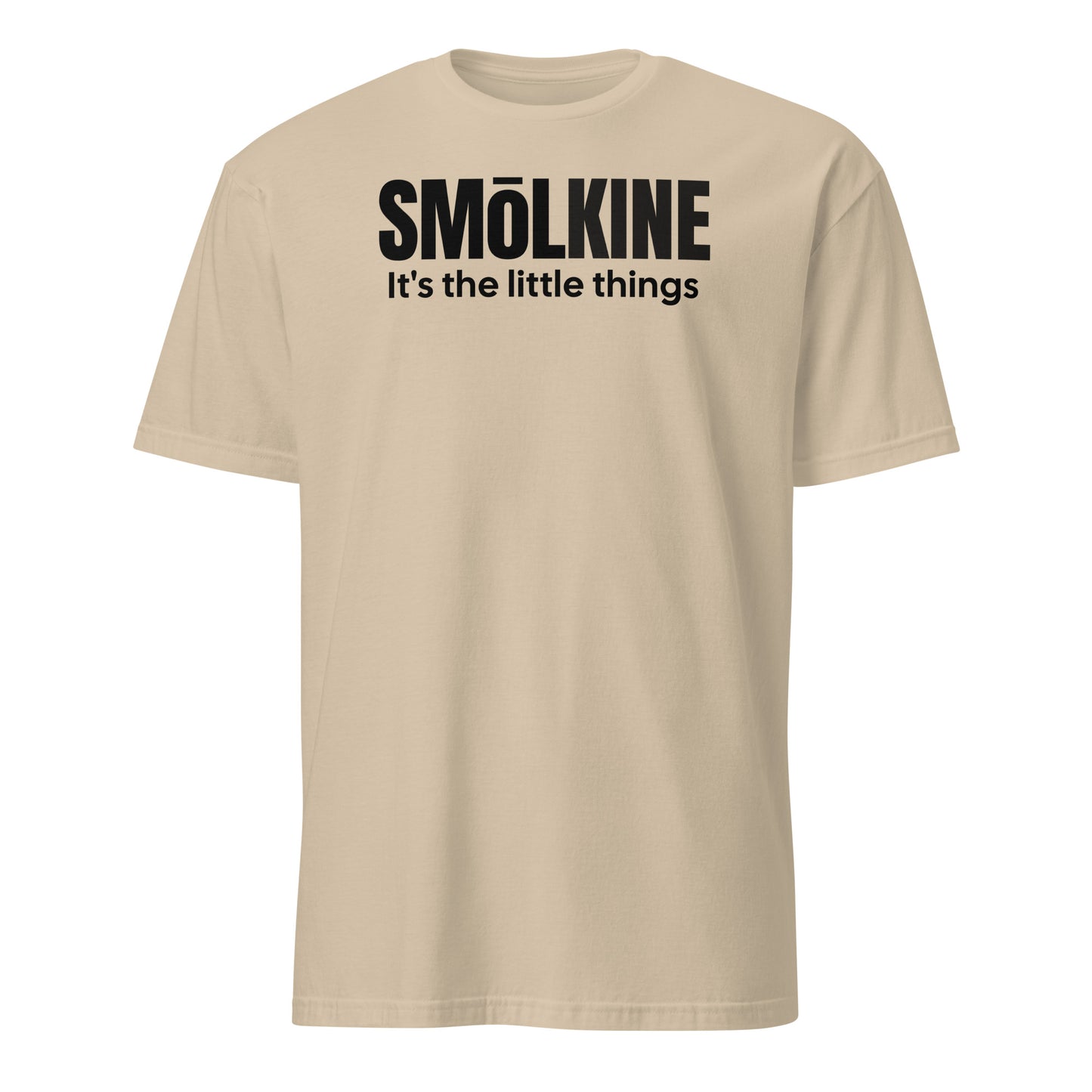 SMoLKINE Classic The Little Things Tee in Sand, front view