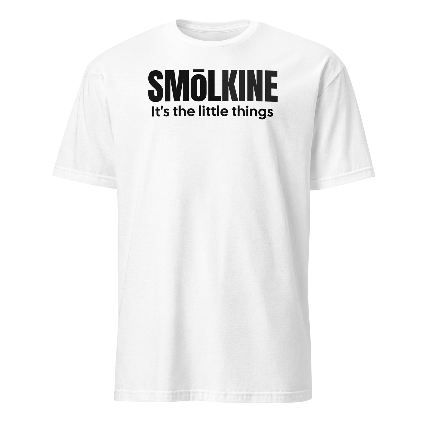 SMoLKINE Classic The Little Things Tee in White, front view