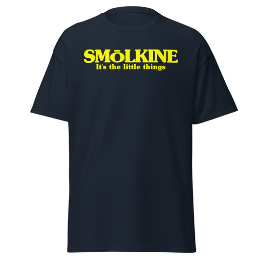 SMoLKINE Bento Tee Front Print in Navy, front view