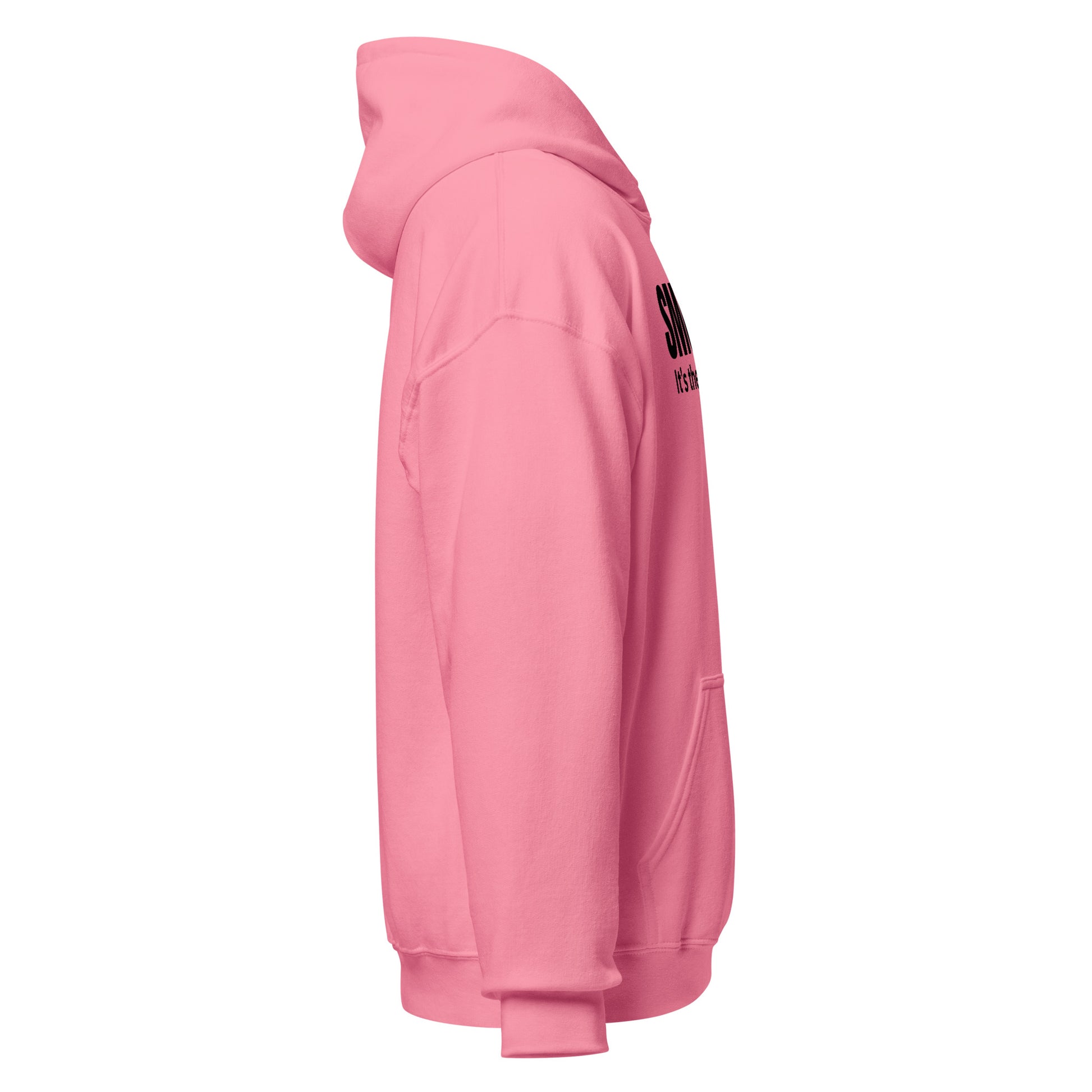 SMoLKINE Classic Little Things Hoodie in Azalea, right view