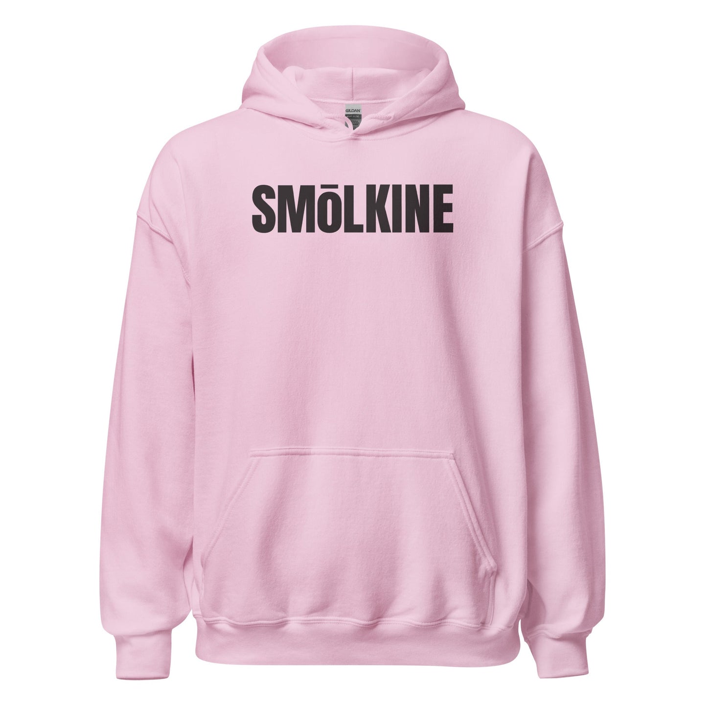 SMoLKINE Everyday Aloha Hoodie in Light Pink, front view