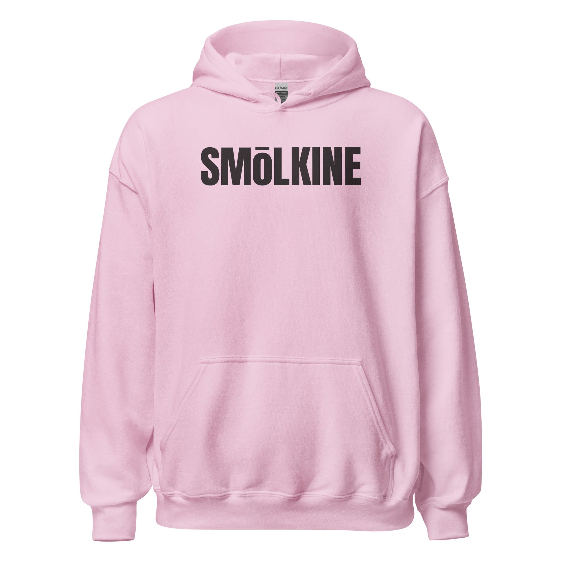 SMoLKINE Everyday Aloha Hoodie in Light Pink, front view