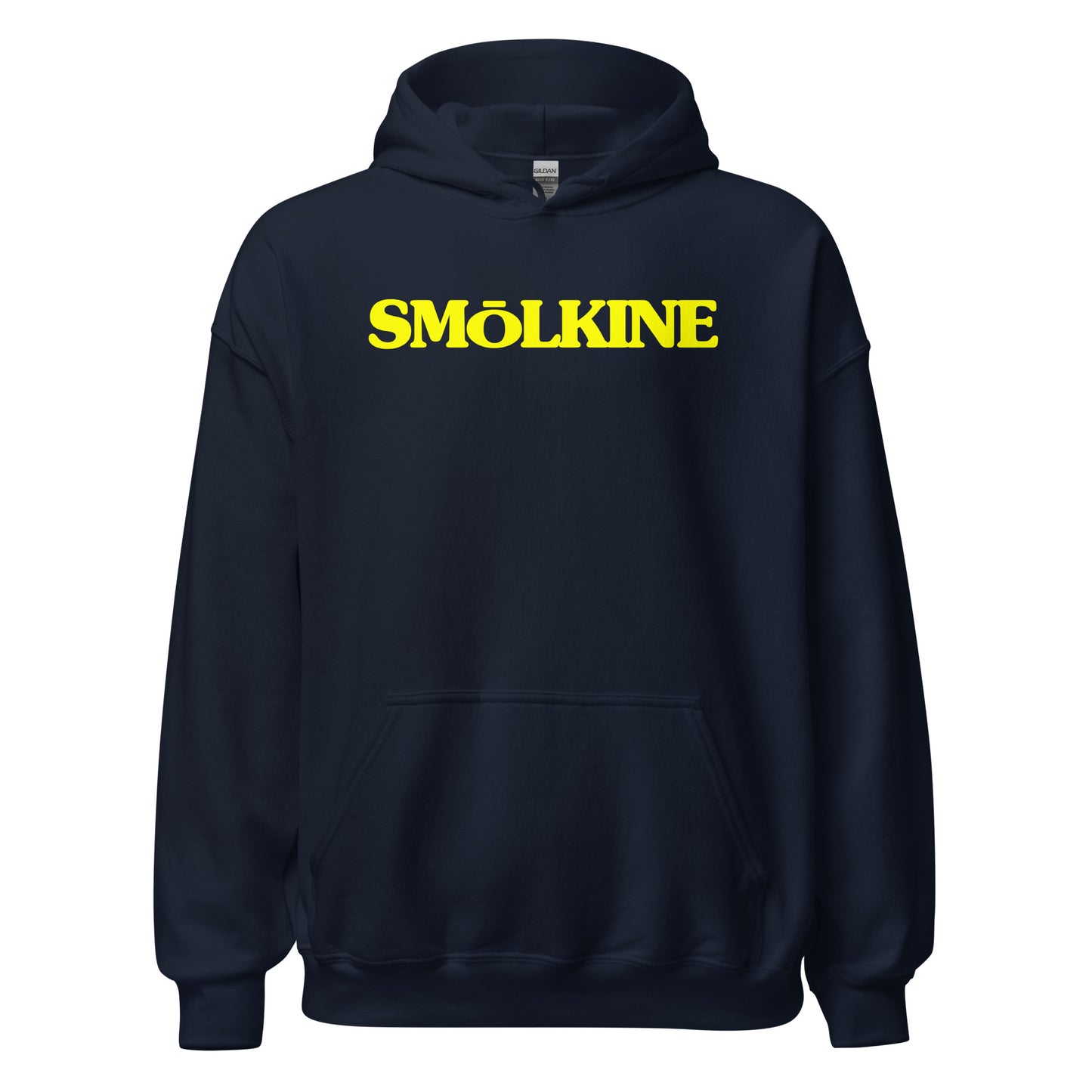 SMoLKINE Bento Hoodie in Navy, front view