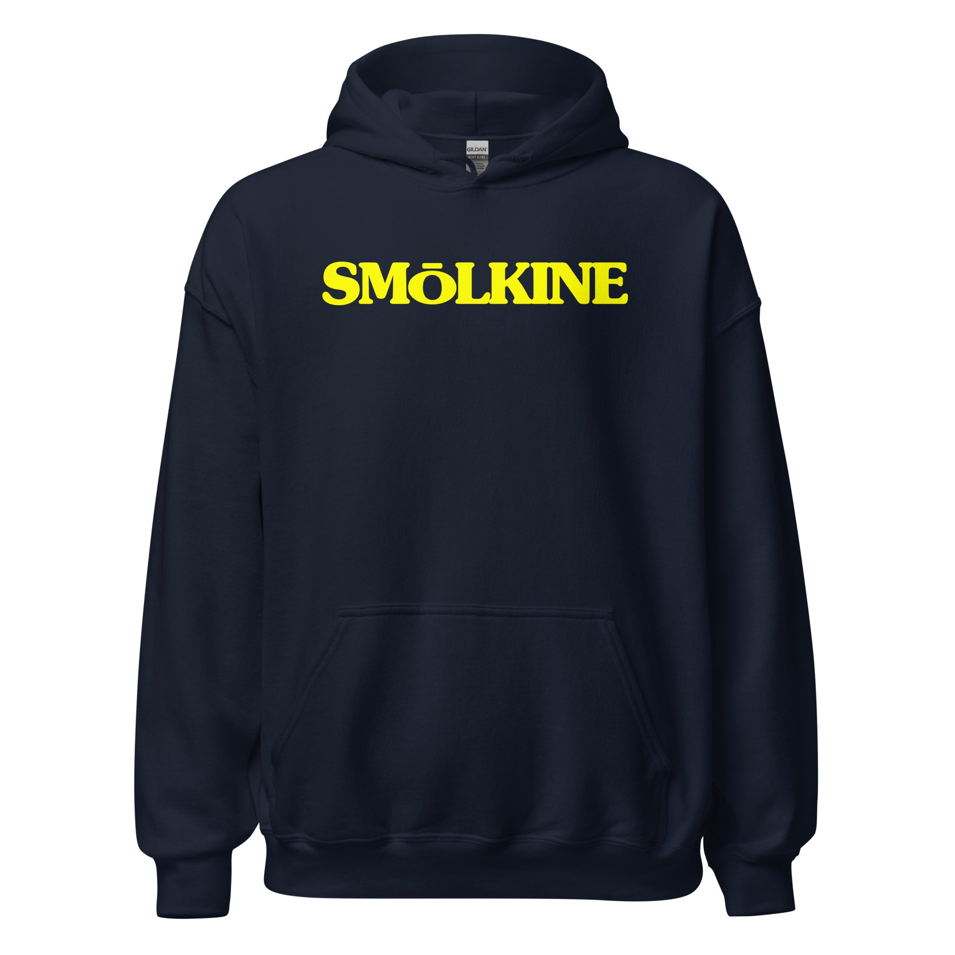 SMoLKINE Bento Hoodie in Navy, front view