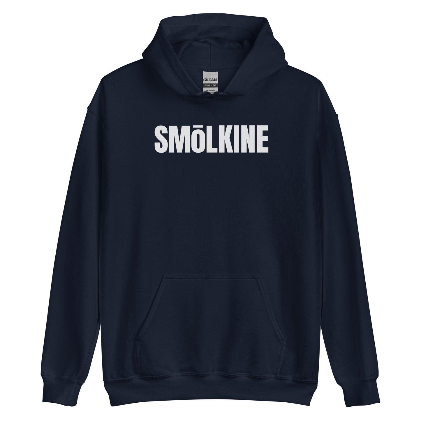 SMoLKINE The Little Things Hoodie in Navy, front view