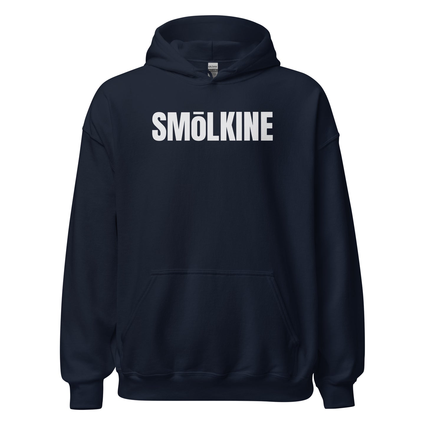 SMoLKINE Everyday Aloha Hoodie in Navy, front view