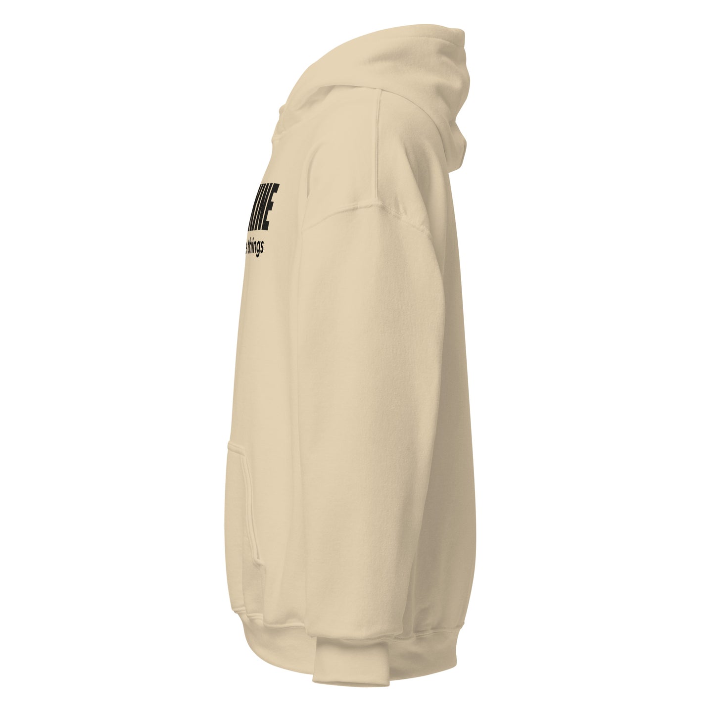 SMoLKINE Classic Little Things Hoodie in Sand, left view