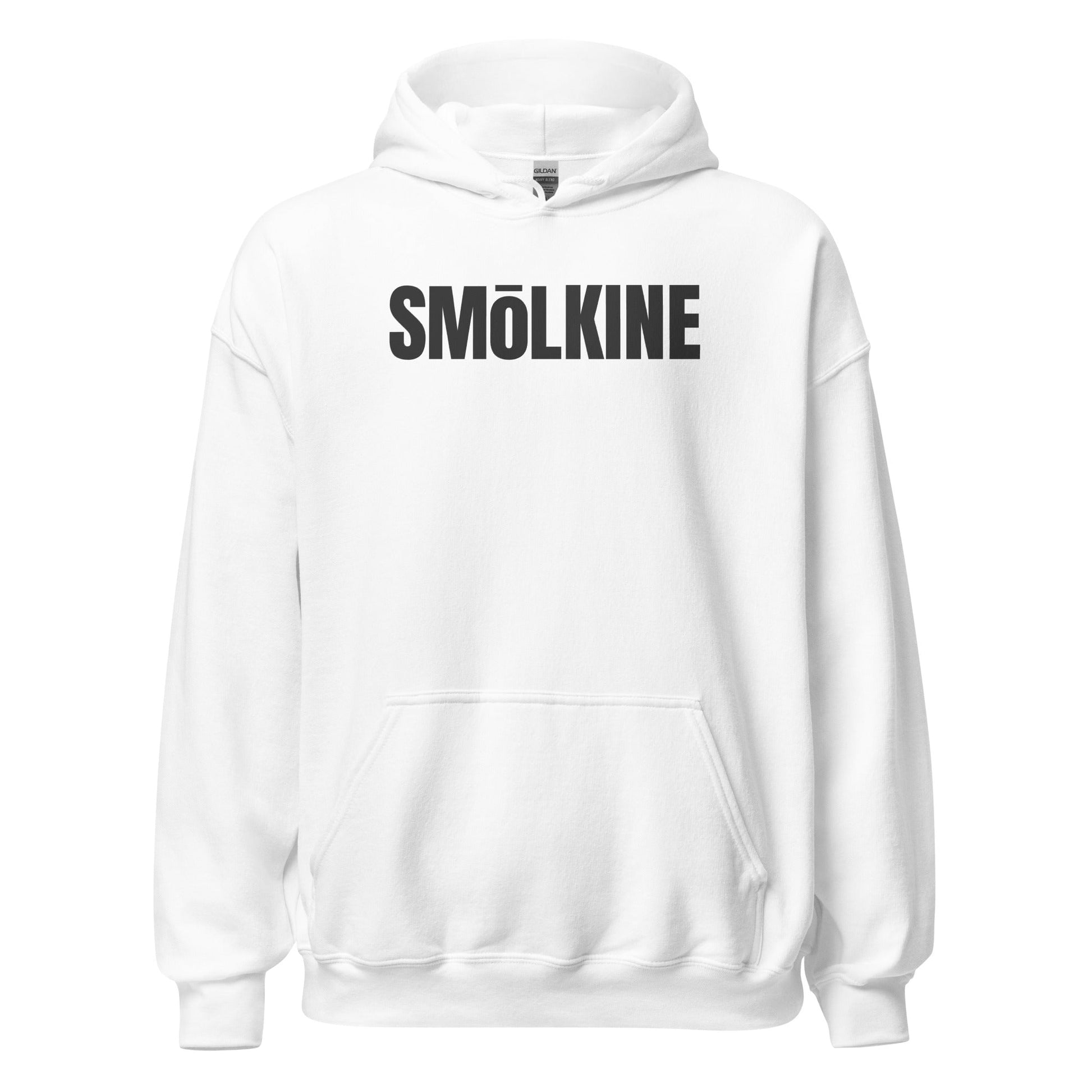 SMoLKINE Everyday Aloha Hoodie in White, front view