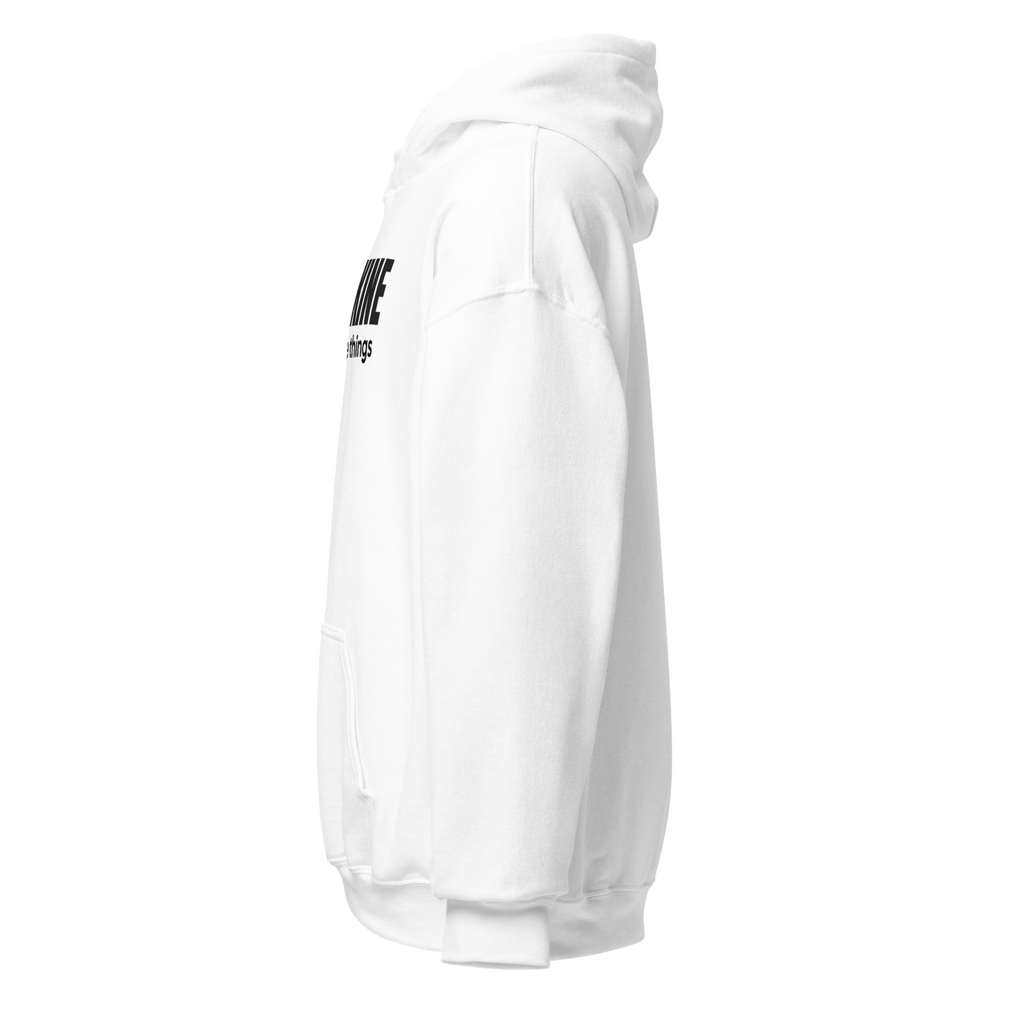 SMoLKINE Classic Little Things Hoodie in White, left view