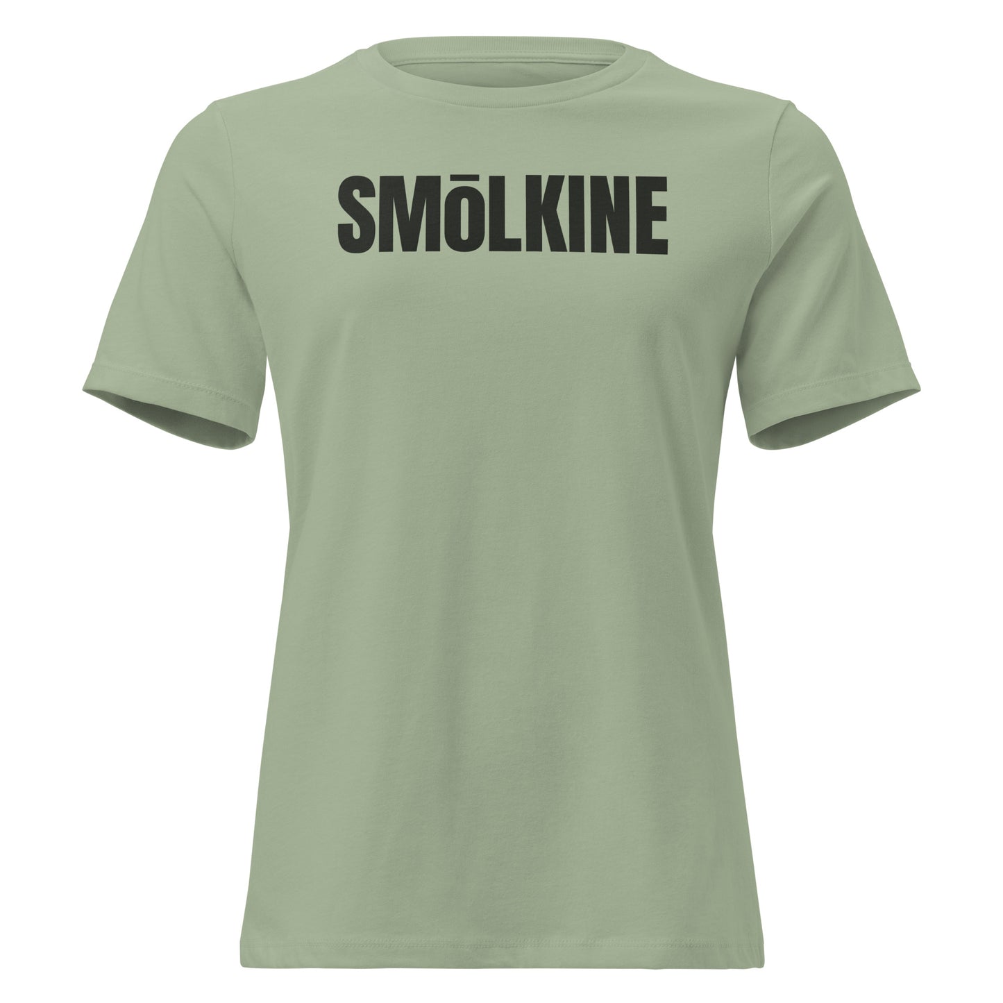 SMoLKINE Everyday Aloha Women's Tee in Sage, front view